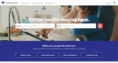 Desktop Screenshot of healthgrades.com